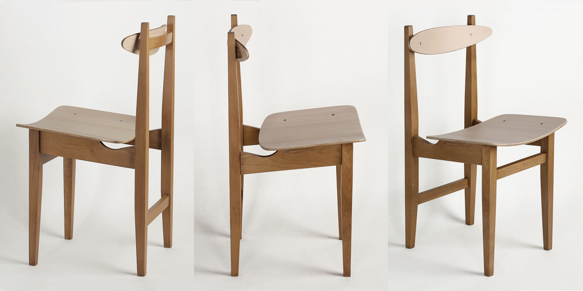 Krzesło stolarskie typ 200-102 proj. Maria Chomentowska